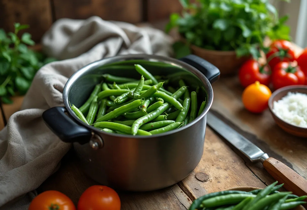 haricots verts cocotte-minute