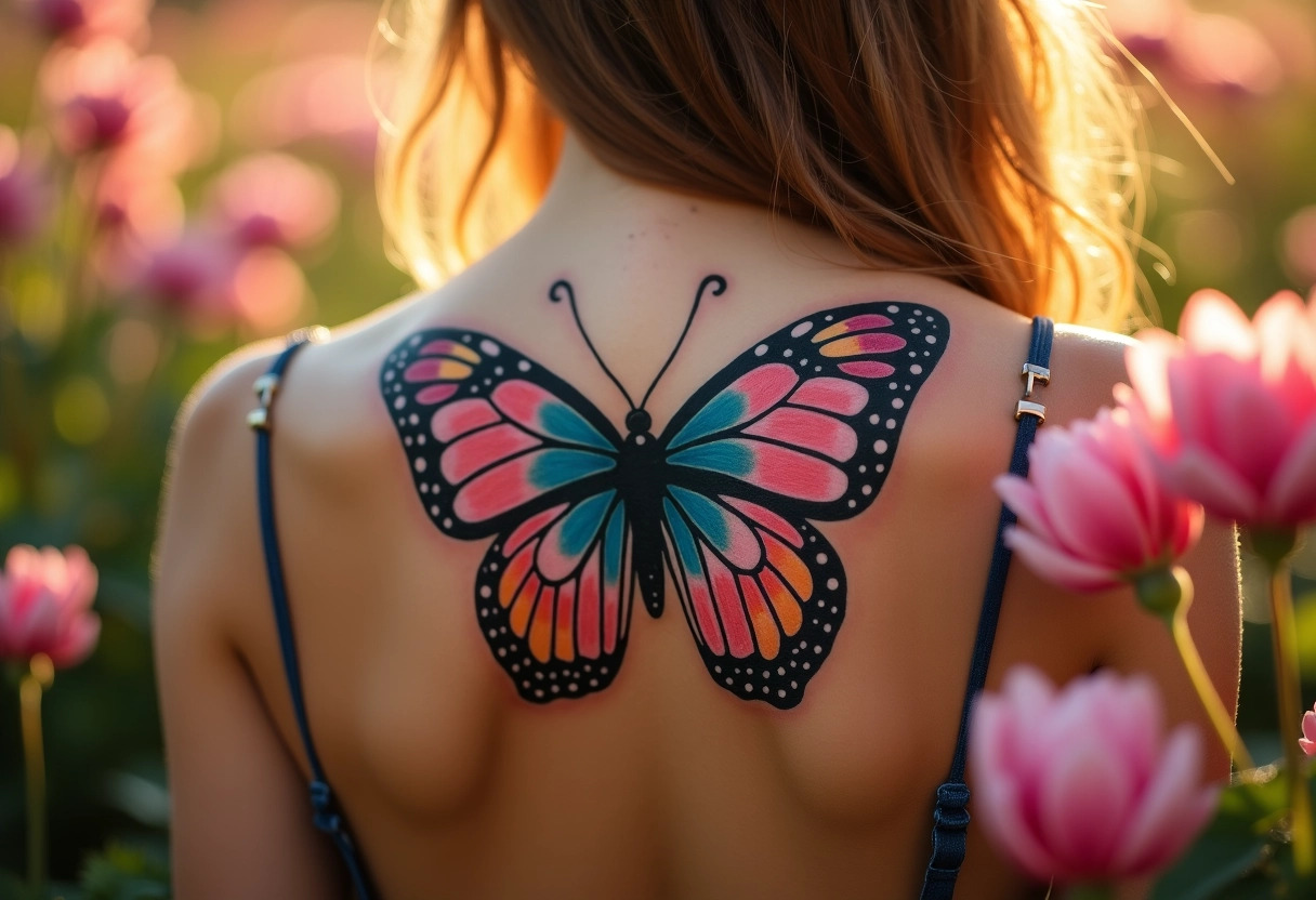 tatouage papillon