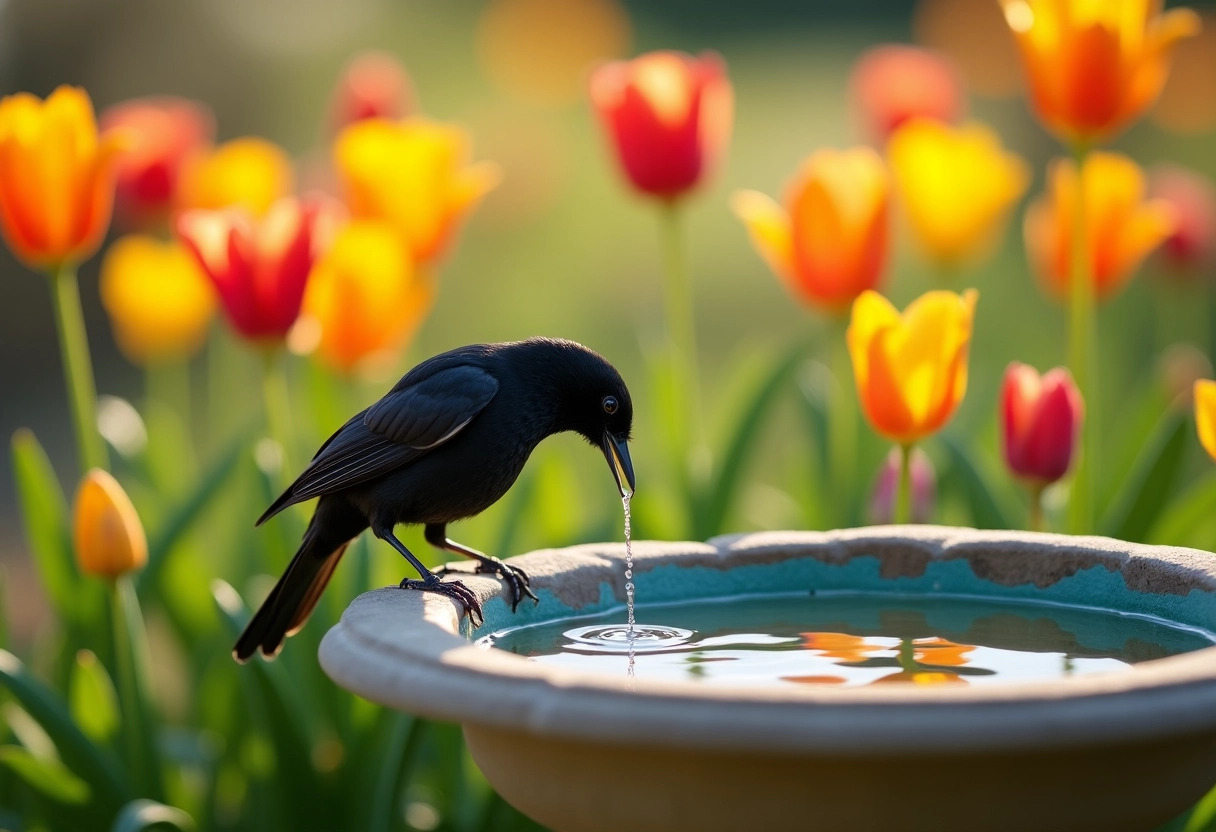 oiseau jardin